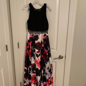 Floral formal/prom dress, Betsy & Adam size 4